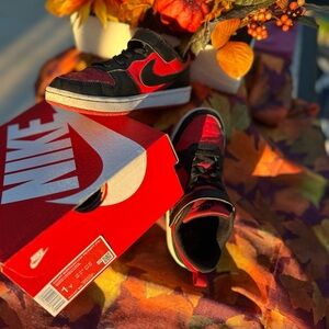 Nike Kids Sneakers Red and Black